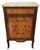 Late 19th Century Pair Antique French Louis XV Style Inlaid & Sienna Marble Chest Commodes Signed For Sale - Image 5 of 18