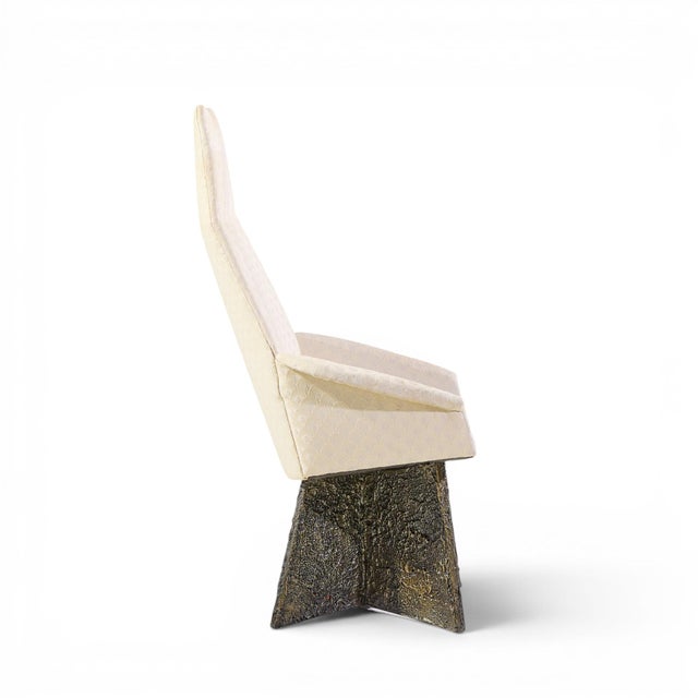 Adrian Pearsall for Craft Associates Mid Century Brutalist Dining Chairs - Set of 6 For Sale - Image 13 of 17