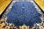 1920s Traditional Floral Antique Chinese Peking Wool Blue Hand Knotted Rug For Sale - Image 11 of 11
