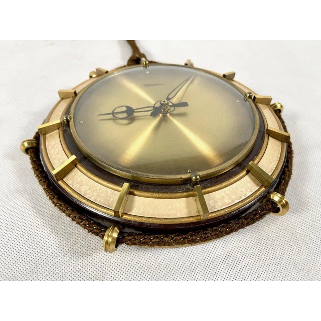 Vintage Wall Clock from Diehl, 1940s For Sale - Image 4 of 9