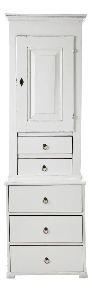 Narrow Wood Cabinet, 1860s