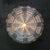 1960s Mid-Century Round Clear Glass Sconce For Sale - Image 5 of 8