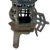 Japanese Vintage Japanese Cast Iron Pagoda Garden Lantern Verdigris Marked Japan For Sale - Image 3 of 15