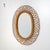 Vintage Wall Mirror with Rattan Frame, 1950s For Sale - Image 6 of 16