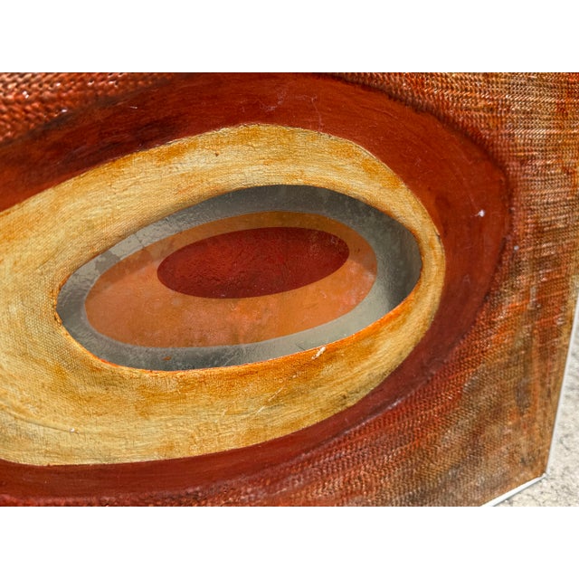 Katherine Boren Abstract Textural Mixed-Media Relief Painting For Sale - Image 11 of 15