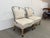 French Restoration Hardware Couturier’s Chairs, Pair For Sale - Image 3 of 12