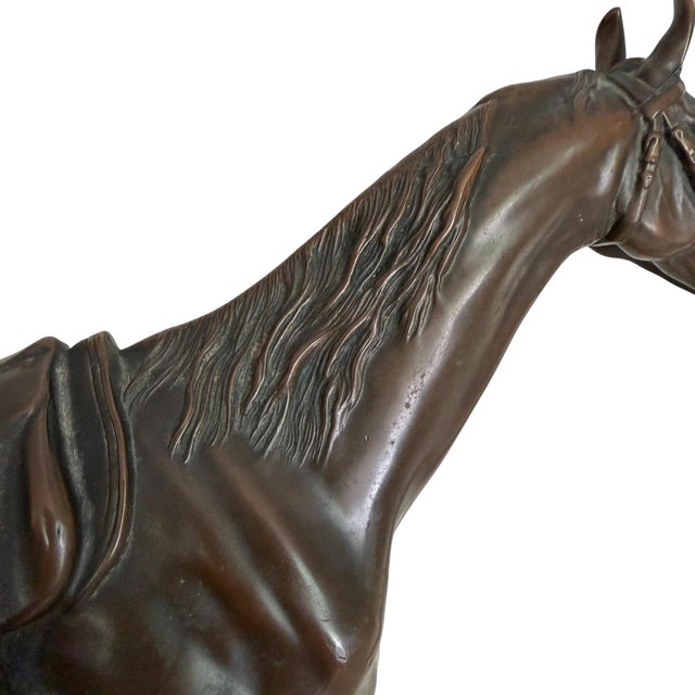 Bronze Thoroughbred Horse Sculpture For Sale - Image 14 of 18