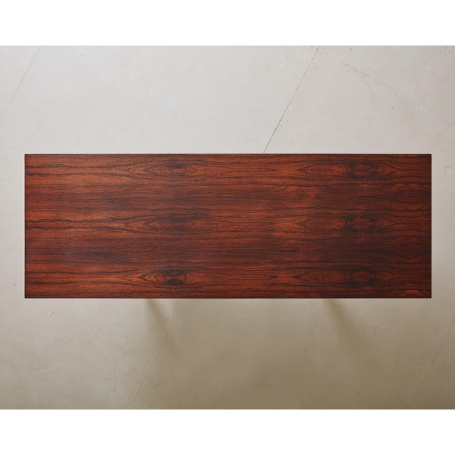 Illum Wikkelsø Model ML 115’ Rosewood Coffee Table Attributed to Illum Wikkelsø For Sale - Image 4 of 11