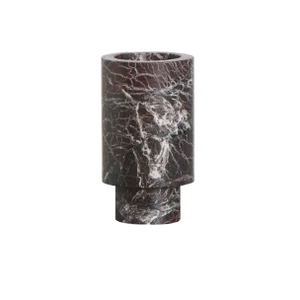 Modern Vase in Italian Marble by Karen Chekerdjian