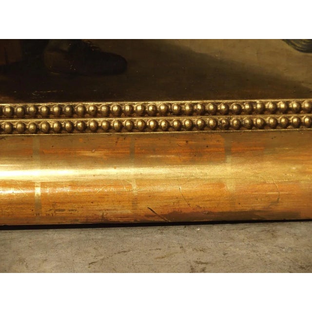 Traditional Antique Oil on Canvas Painting, Interior of an Inn With Dancing Peasants, 18th C For Sale - Image 3 of 12