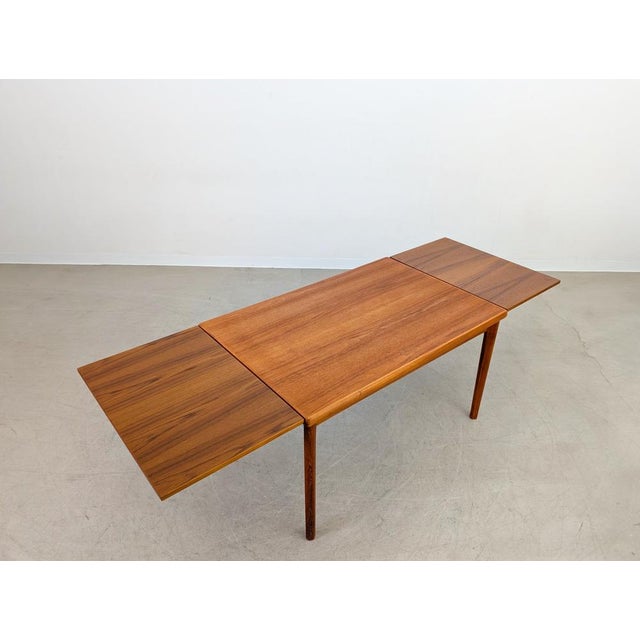 Vintage Extendable Dining Table in Teak by Jalk Grete For Sale - Image 10 of 14