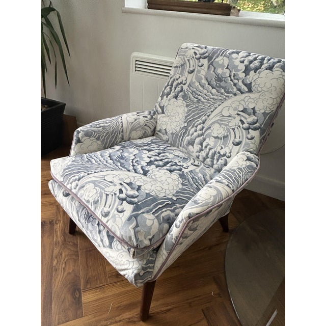 Gray Vintage PK934 Lounge Chair in Designer Fabric from Parker Knoll, 1950s For Sale - Image 8 of 18