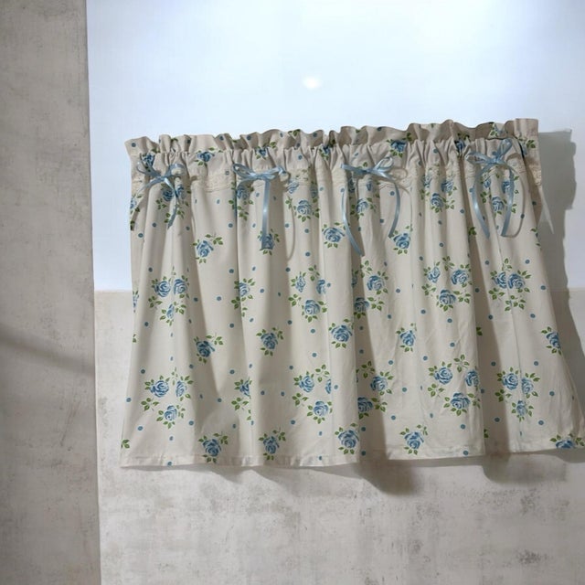 upcycled from pillowcase handmade with lace and bows 16x40 wide