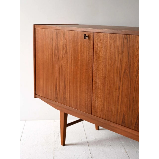 Wood Vintage Scandinavian Teak Sideboard, 1950s For Sale - Image 7 of 11