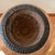 Metal Vintage Patinated Cast Iron Campagna Style Fluted Rim Square Base Garden Urn For Sale - Image 7 of 12