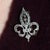 Antique French 18 Karat Gold and Silver Fleur de Lys Brooch with Diamond, 1900s For Sale - Image 11 of 18