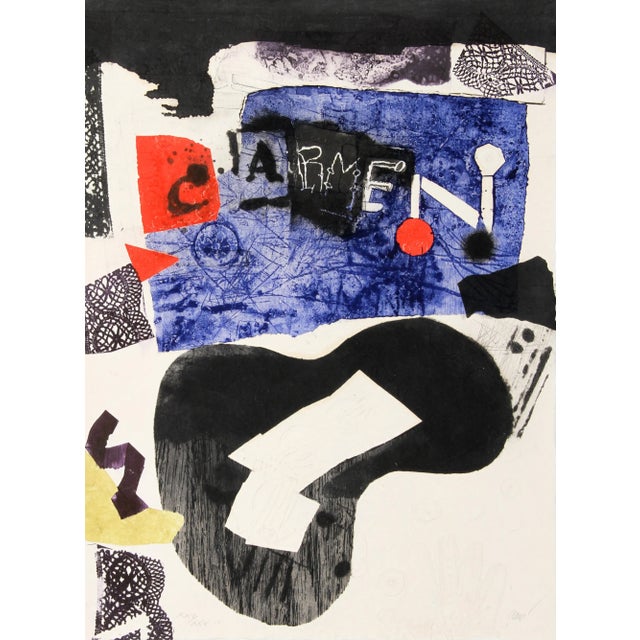 Abstract Carmen by Antoni Clave For Sale - Image 3 of 3