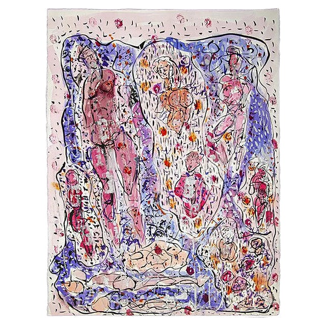 Maurizio Gracceva, We Never Met, 2017, Ink Watercolor For Sale