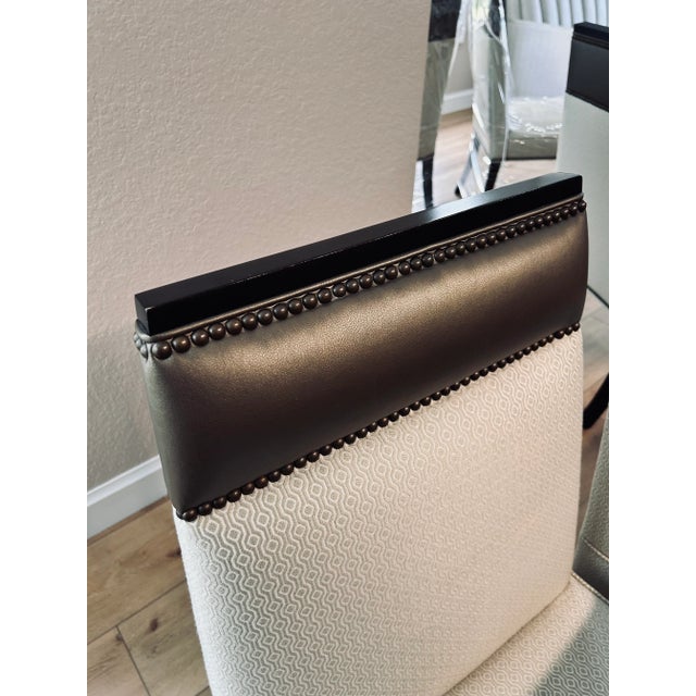 Michael Weiss Phelps Dining Chairs - Set of 10 For Sale - Image 9 of 11