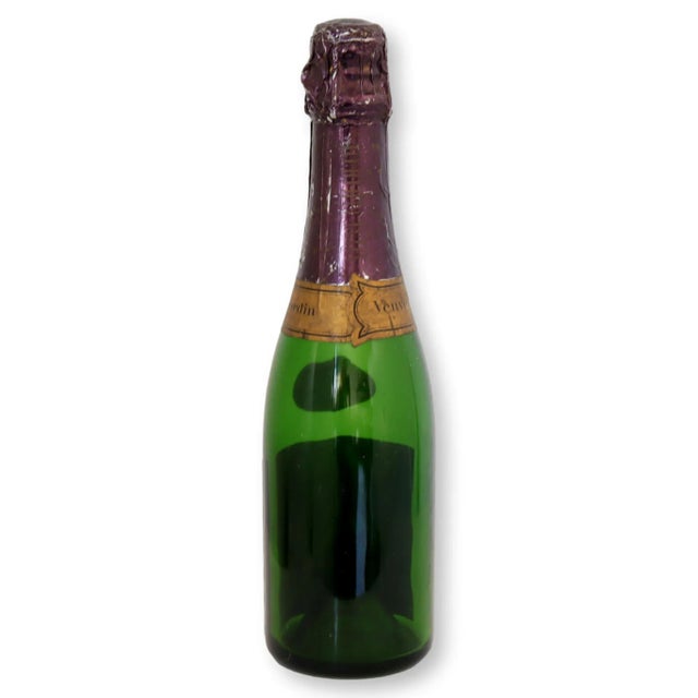 Pop the (imaginary) cork—this 1973 Veuve Clicquot Champagne bottle was used as a bar or bistro display piece. A true...