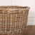 Large 1930's English wicker log basket. Internal reference: H This piece is designed in the style of the selected designer...