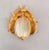 Metal Vintage 1970s Napier Goldtone Mother-of-Pearl Bug Brooch For Sale - Image 7 of 8