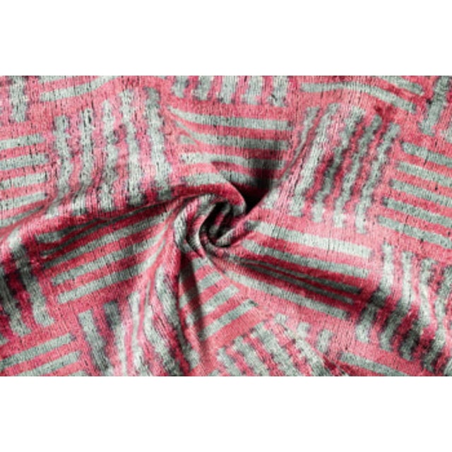 Canvello Silk Velvet Pillow With Premium Down Feather Insert For Sale - Image 4 of 5