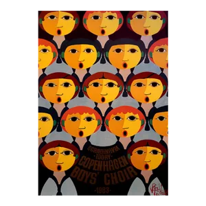 1983 Danish Choir Poster - Scandinavia Today, Copenhagen Boys' Choir