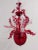 Red Murano Glass Chandelier, 1990s For Sale - Image 6 of 12