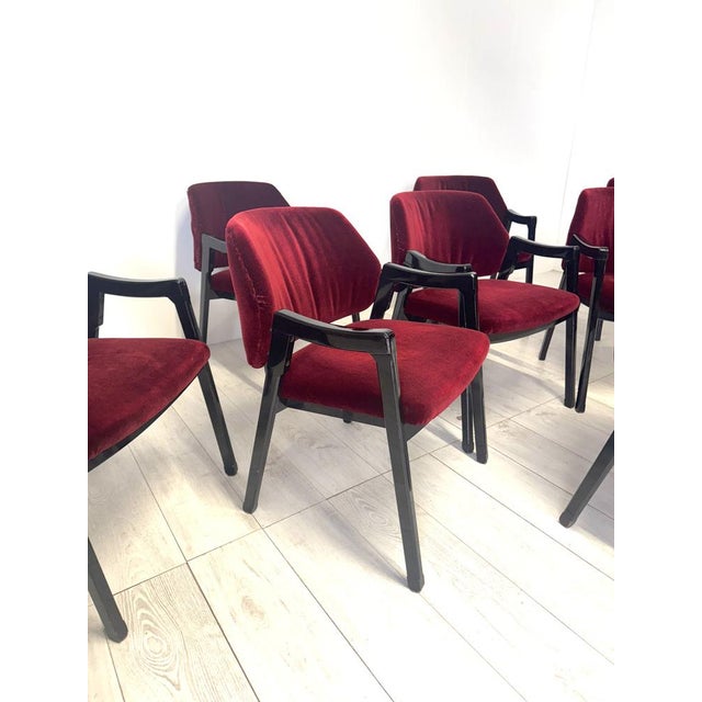 Mod. 814 Armchairs by Ico Parisi for Cassina, 1961, Set of 8 For Sale - Image 13 of 15