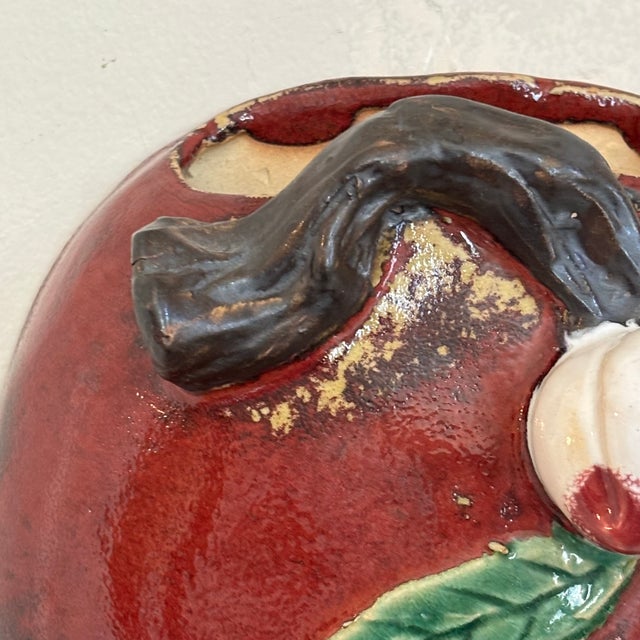 Ceramic Mid-20th Century Shiwan Fruit Wall Pocket For Sale - Image 7 of 15