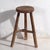 Brown Antique Handmade Stool, 1900 For Sale - Image 8 of 8