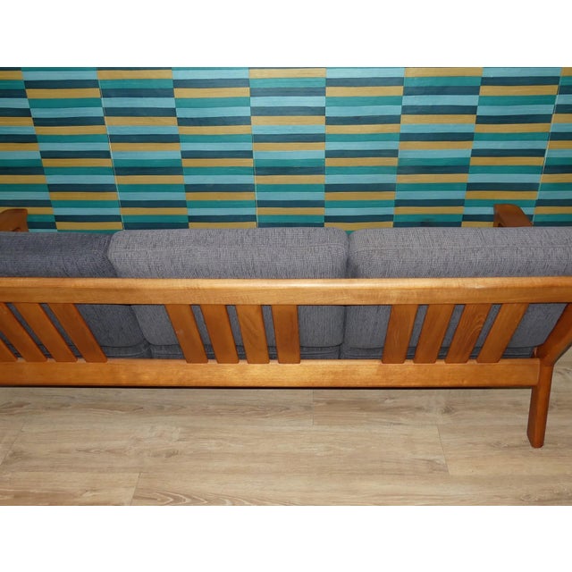 Vintage Three-Seater Sofa in Teak by Juul Kristensen, 1970s For Sale - Image 6 of 12