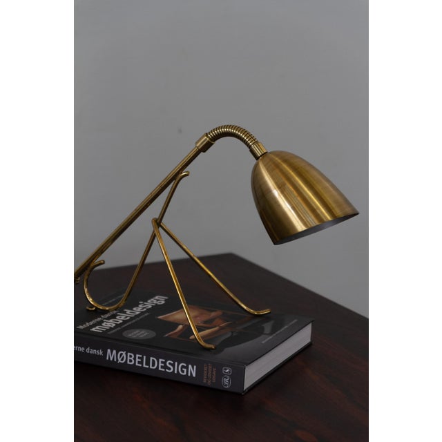Swedish Brass Table Lamp, 1950s For Sale - Image 18 of 18