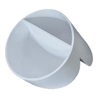 Enzo Mari - White "Colleoni" Pencil Holder, by Enzo Mari 1970, for Danese Milano - Italy For Sale