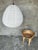 Very Large Japanese-Style Natural Rattan and Linen Pendant Light in the Shape of a Drop For Sale - Image 17 of 18