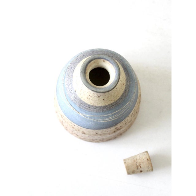 Ceramic Vintage Studio Pottery Jar For Sale - Image 7 of 11