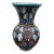2010s Multicolor Metal Inlaid Moroccan Hand Painted Vase For Sale