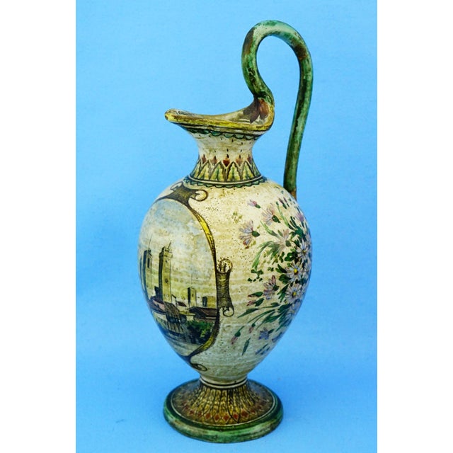 Measurements: height: 25.5 cm; width: 12.5 cm; depth: 11 cm; weight: 0.588 kg item : a splendid jug with an ovoid body,...