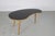 Kidney-Shaped 3-Legged Coffee Table in Wood with Black Formica Top, 1950s For Sale - Image 10 of 18