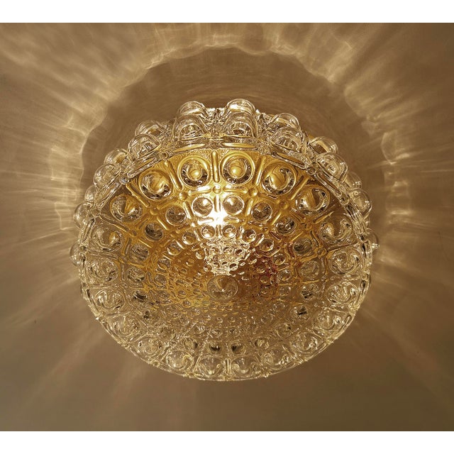 1970s Vintage Bubble Glass Flush Mount from Erco, 1970s For Sale - Image 5 of 17