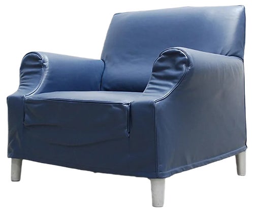 Vintage Lazy Working Leather Armchair by Philippe Starck for Cassina