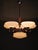 Art Deco Chrome and Walnut Chandelier, Czechoslovakia, 1930s For Sale - Image 10 of 11