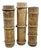 3 Antique Tibetan Wood Yak Butter Churn Buckets For Sale