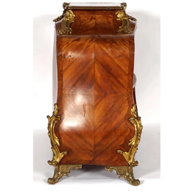 French French Ormolu Mounted Cartonier - Attributed to Linke For Sale - Image 3 of 9