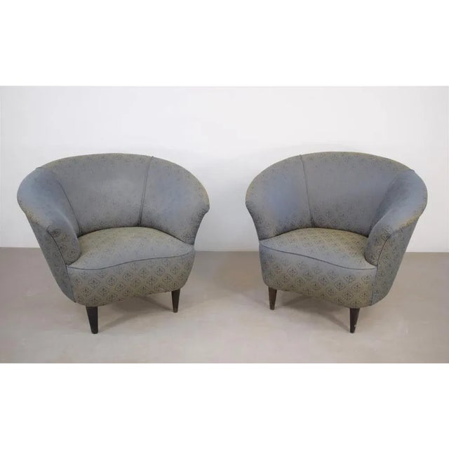 1950s Armchairs in Style of Ico Parisi, Italy, 1950s, Set of 2 For Sale - Image 5 of 13