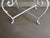 Vintage 1960s Painted Aluminum Side Table in the Style of Jean-Charles Moreux For Sale In New York - Image 6 of 9