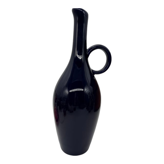 Royal Haeger Deep Blue Jug Vase For Sale