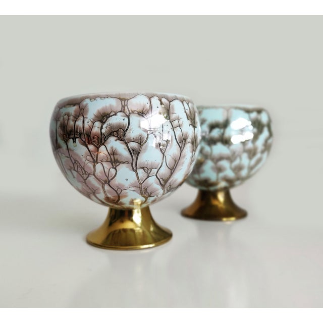 Mid-Century Modern Vintage Wb Leersum Delftware Bowls- a Pair For Sale - Image 3 of 8