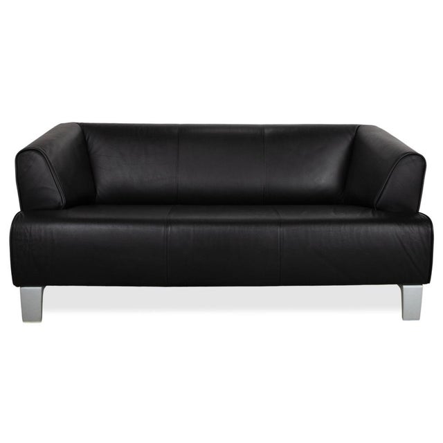 Model 2300 2-Seater Sofa in Black Leather from Rolf Benz For Sale - Image 14 of 14